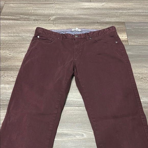 Peter Millar Men's Dress Pants - Burgundy - Picture 2 of 8